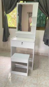 โต๊ะเครื่องแป้ง ขนาด 60x40x170 cm. (สินค้าพร้อมส่ง)