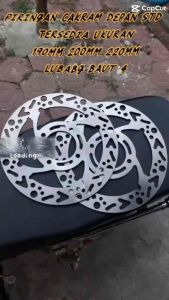 PIRINGAN CAKRAM DEPAN STD 190MM BEAT SCOOPY VARIO GENIO LUBG 4  DISC PIRINGAN MODEL SUNSTAR