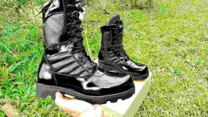 Sepatu Tactical Boots RUMAOS/PDL MILITER Kulit Sapi