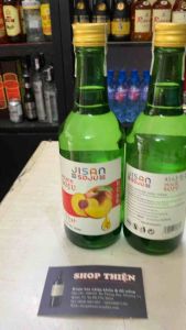 Sô Chu Soju JISAN Peach 13.5% 360ml- Vị Đào