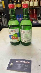 Sô Chu Soju JISAN Grapefruit 13.5% 360ml- Vị Bưởi