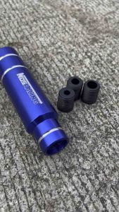 หัวเกียร์ซิ่ง 13CM สีน้ำเงิน พร้อมบูทยาง3ตัว ส่งไว