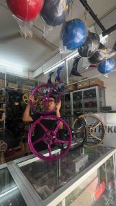 100% ORIGINAL AJI RACING AJI STRIKE SPORT RIM 5 BATANG PURPLE CANDY VIOLET Y125ZR