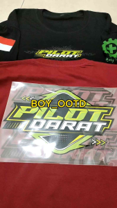 KAOS PILOT DARAT 2 COTTON COMBED 24S (LEBIH TEBAL DARI 30S)ADEM NYAMAN DI PAKAI DAYA SERAP KERINGAT TINGGI