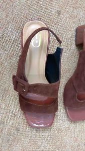 Muchu - Dara Sandal Heels Wanita 5 cm / Sandal Wanita Gesper / Heels Vintage Wanita / Heels RM 03