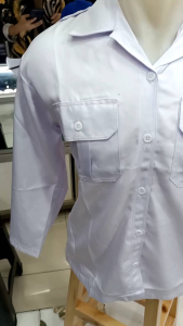 Kemeja Kemenag RI & Seragam Wanita Lengan Panjang Bahan Texas Halus Lembut