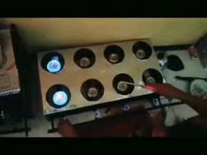 KOMPOR SERABI 8 TUNGKU PLUS CETAKAN DARI TANAH