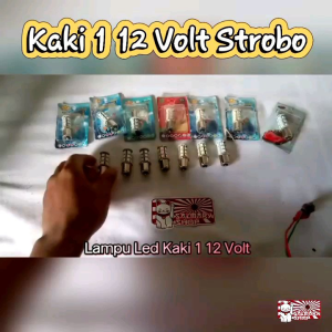 SEPASANG Lampu LED Sen Mobil & Lampu Mundur Kaki 1 12 Volt