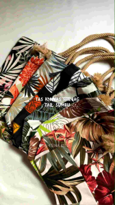 Tas Tote Bag Kanvas Wanita Resleting Totebag Kuliah Kanvas Tali Sumbu Tote Bag Aesthetic Kanvas Tebal