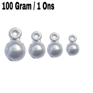 Paket Timah Pancing Model Anting 100 Gram