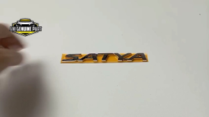 Logo Emblem Bagasi Tulisan SATYA Original