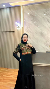 Zulfa ABAYA BORDIR TERBARU: Abaya Wanita Elegan & Modern
