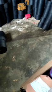 roll 9x4 karet serut mesin tusuk sate mounting dll