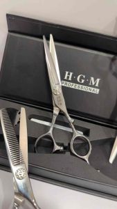 HGM Professional Hairdressing 6 Inch Cutting Scissors Nether Toothscissors Traceless Tooth Scissors Hair scissors Barber Knife Scissors 6寸美发专业发型师平剪无痕牙剪常规牙剪头发剪刀理发刀剪