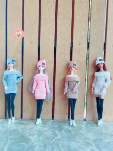 ชุดตูกตา ชุดบาร์บี้ ชุดเฟชั่นบาร์บี้ ชุดตูกตาราคาประยัด ชูดตูกตาแบบของหนังแบบ Fr ชูดหน้าหน้าว