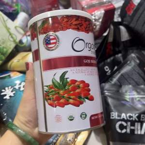 Hạt Kỷ Tử Sấy Khô Organic Traditions Mỹ 454G - Kỉ Tử Hữu Cơ Organic Nhập Khẩu Date Mới