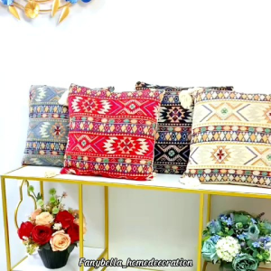 SARUNG Bantal Sofa Print Motif Bohemian Ethnic 40x40 cm Pillow Cushion Cover