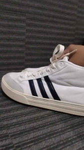 PRELOVED SECOND HAND SHOES Neo VS Set Mid White/Black Sneakers Size EUR 41/US 8