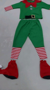 READY STOCK Cosplay Children Kids Elf Christmas Costume Movie Character Book Character Halloween Costume