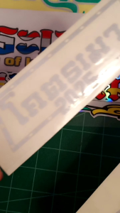 สติ๊กเก้อตัดประกอบสท้อนแสงไม่มีพื้นหลังขายยกเซต6แผ่น89.-