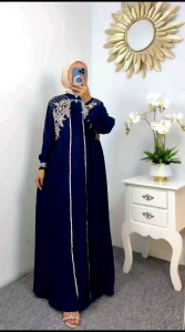 Ready Stok Promo Kaftan Salina Bisa COD Kaftan Kondangan Dress Pesta Gamis Lebaran