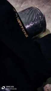 Kain Jet Black Al Arabiya Super premium Hitam pekat lebar 1.70 Cm