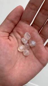 Wallah studio : moonstone หินสีขาวร้อยเพิ่มกับกำไลได้เลย