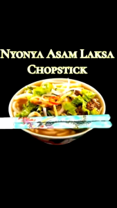 ニョニャ箸💕 娘惹陶瓷筷子手繪鳳凰🥢 Asam Laksa With Peranakan Nonya Nyonya Hand Painted Chopstick マレーシアのニョニャお土産
