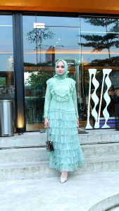 Dress Tutu Umpak Dress Brukat Premium