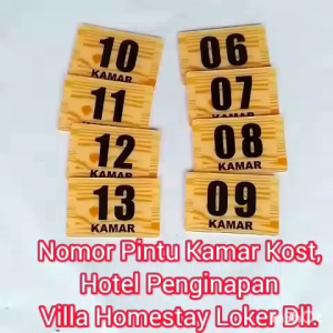 Nomor Kamar Kos Hotel  Penginapan Homestay