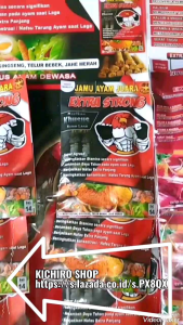 EXTRA STRONG ALADIN Isi14 Jamu Ayam Juara Racikan Khusus Ayam Laga
