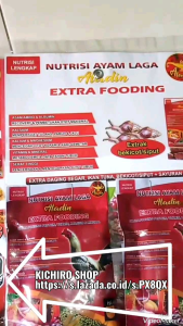 Extra Feeding Aladin 1Renteng: Nutrisi Ayam Laga Lengkap