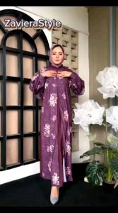 MALLA DRESS BURGUNDY by ZAVIERA