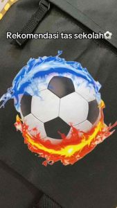 Tas Ransel Anak SD SMP Karakter Kartun Lucu Anak Kecil Bola