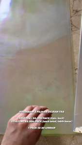 [5-20 LEMBAR] KERTAS BUNGA HOLOGRAM PELANGI WARNA WARNI SILVER/WRAPPING PAPER/ WRAP BUNGA/FLOWER WRAP/PEMBUNGKUS KERTAS WATERPROOF