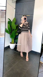 ainun dress/dress muslim/dress wanita/gamis muslim/gamis wanita/baju muslim