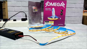 OMEGA LED STRIP LIGHT COB 12V INDOOR 480LED/M 5M IP33 BAGUS KUALITAS TERBAIK