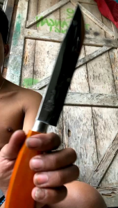 Pisau Baja Putih Anti Karat Tajam Siap Pakai Tanpa Asah