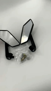 SOKO Universal Motorcycle Side Mirror Set | Rear View Mirror Left & Right Pair | Adjustable & Durable | Easy Install | Stylish Design | Motor Side Mirror for Scooter Underbone Big Bike