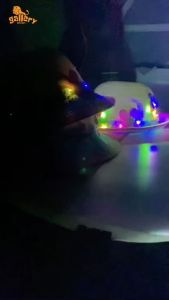 Topi Bucket Anak dengan Lampu LED Rainbow Warna Warni Lucu 2023