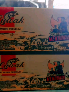 kopi luwak mini hitam kecil di jual per 150 saset