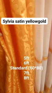 3in1 ring curtain sylvia(katminmin)5ft to 8ft size available