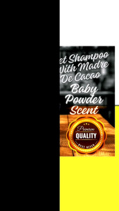 DREAM Pet Shampoo (Baby Powder SCENT) Premium Quality 1Gal/3.4Liters (max 2 quantity per check-out)