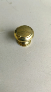 Knob Laci Lemari Meja Kuningan Antik Motif Polos 18 cm 1 pcs