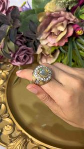 🔥แหวนโอปอ แหวนชาย พลอยแท้ อัญมณีคัดเกรด พลอยเสริมราศี ของแท้มีใบรับประกัน AUFU STORE