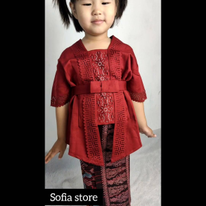 Atasan Saja Kebaya Kutubaru Anak-anak Amora Lengan Pendek