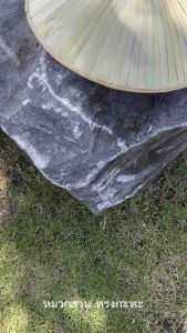 หมวกสานใบลาน ทรงกะทะ งานสาน 2 ชั้น ขนาดเส้นผ่าน 48 เซน, สูง 10 เซน