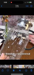 Glass Tea Pot high temperature resistant cold kettle home large-capacity boiled water Teapot water boiling Kitchenware