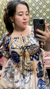dres smok pita dada wanita kekinian bestseller