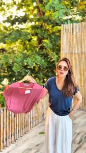 065-066 เสื้อยืดแขนสั้น คอยู